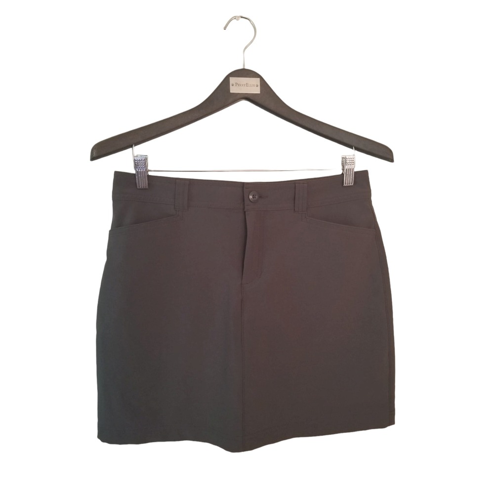 Eddie Bauer Skort Women's Skirt Gray Size 4 Waist 30 in Length 16 in